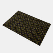 Traditioneel Japans design1 - SHIPPO - zwart en go Deurmat (Schuin)
