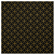 Traditioneel Japans design1 - SHIPPO - zwart en go