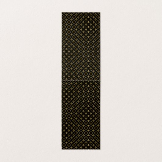 Traditioneel Japans design1 - SHIPPO - zwart en go Visitekaartje (Binnenkant ongevouwen)