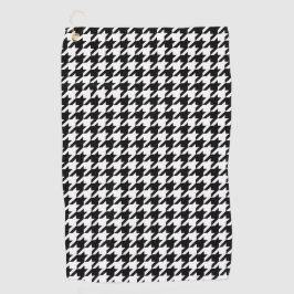 Traditioneel Japans design3 - CHIDORI - zwart-wit Golfhanddoek