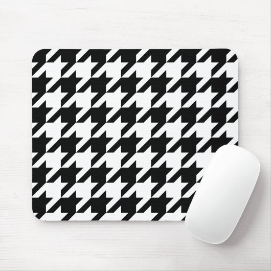 Traditioneel Japans design3 - CHIDORI - zwart-wit Muismat (Met muis)