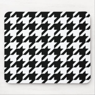 Traditioneel Japans design3 - CHIDORI - zwart-wit Muismat