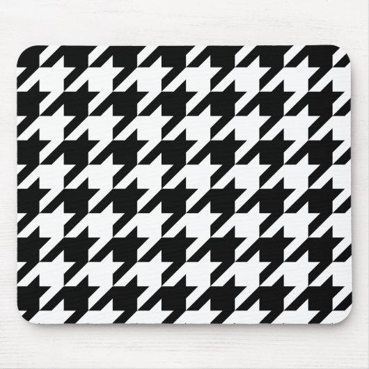 Traditioneel Japans design3 - CHIDORI - zwart-wit Muismat (Voorkant)