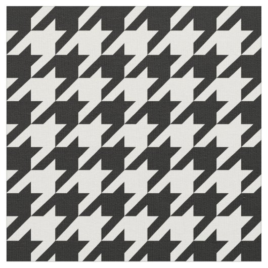 Traditioneel Japans design3 - CHIDORI - zwart-wit Stof (Close Up)