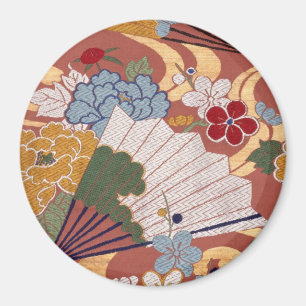 Traditioneel Japans fabric ontwerp Magnet