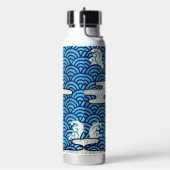 Traditioneel Japans golfpatroon Waterfles (Links)