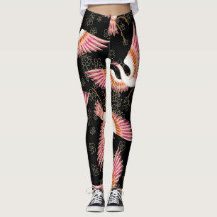 Traditioneel Japans Kimono motieven patroon Leggings