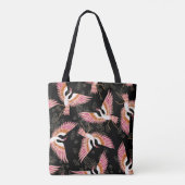 Traditioneel Japans Kimono motieven patroon Tote Bag (Achterkant)