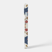 Traditioneel Japans Kimono Patroon iPhone 15 Case (Linkerkant)