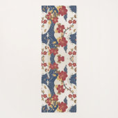 Traditioneel Japans Kimono-patroon Yogamat (Achterkant)