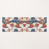 Traditioneel Japans Kimono-patroon Yogamat (Voorkant (horizontaal))