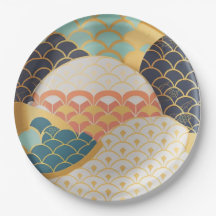 Traditioneel Japans kleurrijk keramisch ontwerp