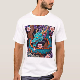Traditioneel Japans Koi Fish Tattoo ontwerp T-shirt