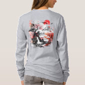 Traditioneel Japans landschap T-shirt (Achterkant)