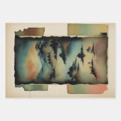 Traditioneel Japans landschap Verf ephemera No1 Inpakpapier Vel (Voorkant 3)