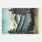 Traditioneel Japans landschap Verf ephemera No3 Inpakpapier Vel (Voorkant 3)