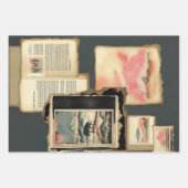 Traditioneel Japans landschap Verf ephemera nr. 15 Inpakpapier Vel (Voorkant 2)