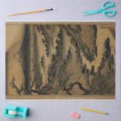 Traditioneel Japans natuur landschap nr.1 Tissuepapier (Craft)