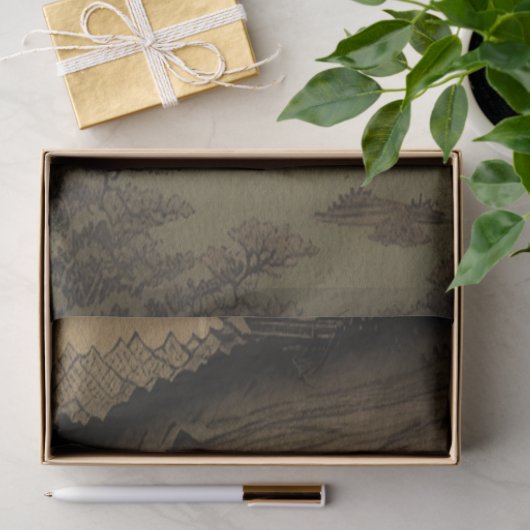 Traditioneel Japans natuur landschap nr.1 Tissuepapier (Geschenk)