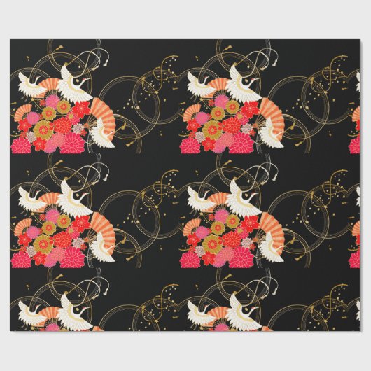 traditioneel Japans patroon Cadeaupapier (Vlak)