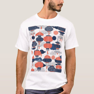 Traditioneel Japans patroonontwerp 0009 Premium P T-shirt