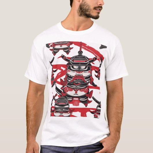 Traditioneel Japans patroonontwerp 0015 T-shirt (Voorkant)