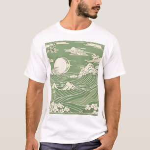 Traditioneel Japans Patroonontwerp 0038 - Authent T-shirt