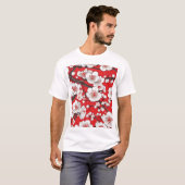 Traditioneel Japans patroonontwerp 0042 Stof Pr T-shirt (Voorkant volledig)