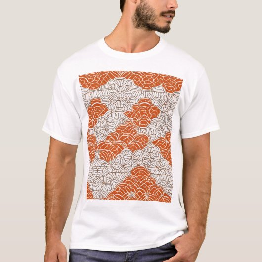 Traditioneel Japans Patroonontwerp 0054 T-shirt (Voorkant)