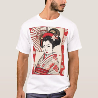Traditioneel Japans Patroonontwerp - Elegante Geom T-shirt
