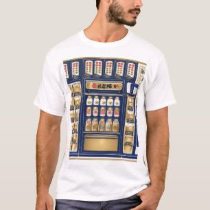 Traditioneel Japans patroonontwerp Naadloze texti T-shirt