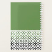 Traditioneel Japans Shippo Patroon en Sakura Planner (Achterkant)