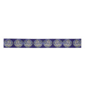 Traditioneel  Japans Tattoo Blue Dragon Satijnen Lint (Voorkant)