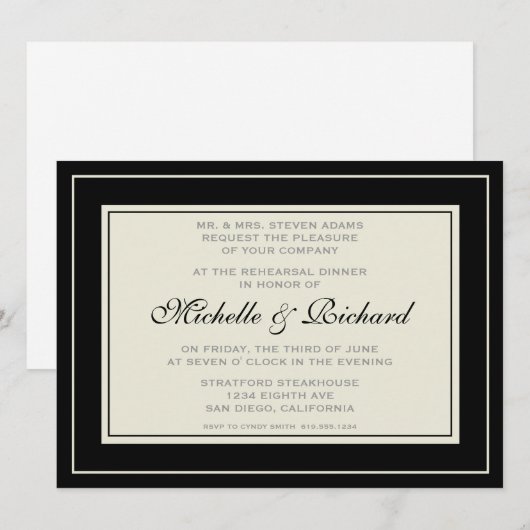 Traditioneel Kaart (Voorkant / Achterkant)