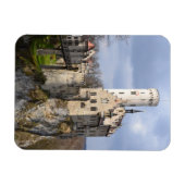 Traditioneel kasteel op Cliff op dag van de troep Magneet (Horizontaal)