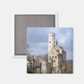 Traditioneel kasteel op Cliff op dag van de troep Magneet (Voorkant / Achterkant)