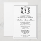 Traditioneel Katholiek Elegant Eerste Heilige Comm Kaart (Voorkant / Achterkant)