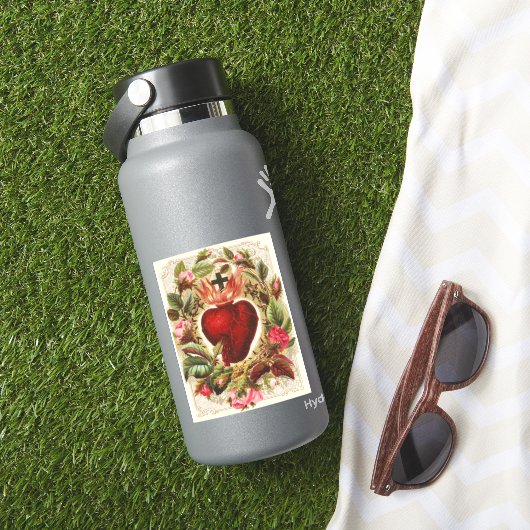 Traditioneel Katholiek Heilig Hart Sticker (HydroFlask Insitu)