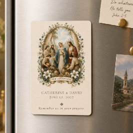 Traditioneel katholiek huwelijksgeschenk van de Br Magneet