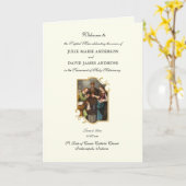 Traditioneel Katholiek Huwelijksmassa Programma (Gele Bloem)