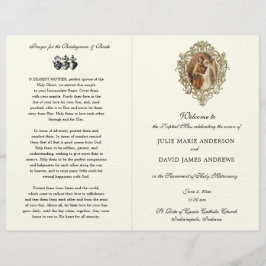 Traditioneel Katholiek Latijn Mis Huwelijk Program