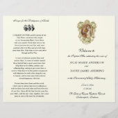 Traditioneel Katholiek Latijn Mis Huwelijk Program (Voorkant)