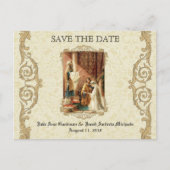 Traditioneel Katholiek SAVE THE DATE Bruiloft Aankondigingskaart (Voorkant)