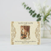 Traditioneel Katholiek SAVE THE DATE Bruiloft Aankondigingskaart (Staand voorkant)