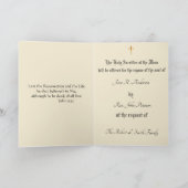 Traditioneel Katholiek Sympathie Mis Aanbod Kruis Kaart (Binnen)