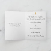 Traditioneel Katholiek Sympathie Mis Aanbod Kruis Kaart (Binnen)