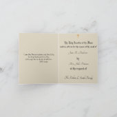 Traditioneel Katholiek Sympathie Mis Aanbod Kruis Kaart (Binnen)