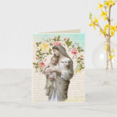 Traditioneel Katholiek Sympathie Mis Aanbod Kruis Kaart (Gele Bloem)