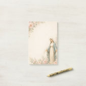 Traditioneel katholieke Maria Onze Lieve Vrouw van Post-it® Notes (Op bureau)