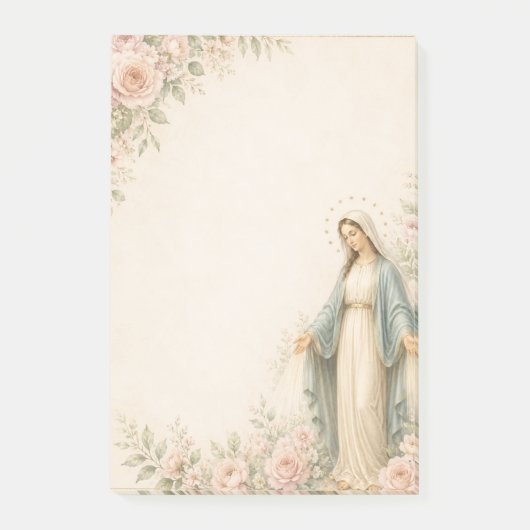 Traditioneel katholieke Maria Onze Lieve Vrouw van Post-it® Notes (Voorkant)